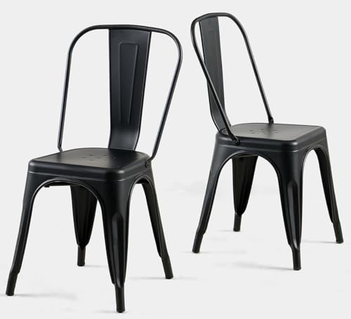 SOLEGGIATA Metal Dining Chairs Set