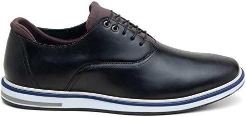 Sapato Casual em Couro Preto CNS CONCEPT 176038 | Amazon.com.br
