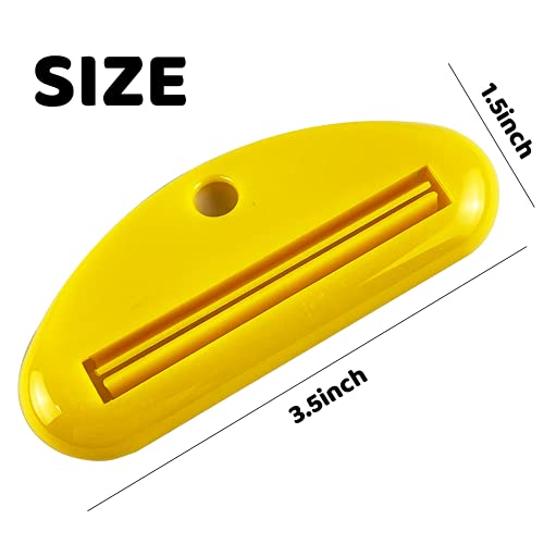 Lokive Toothpaste Tube Squeezer Dispenser, 9 Pcs Plastic Tube Squeezer Holder Toothpaste Clips For Saving Toothpaste Facial Cleanser Creams Paint #TOP1
