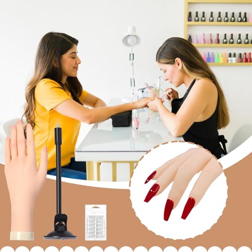 Modèle de main pour ongles pour débutantes et démonstration - 7