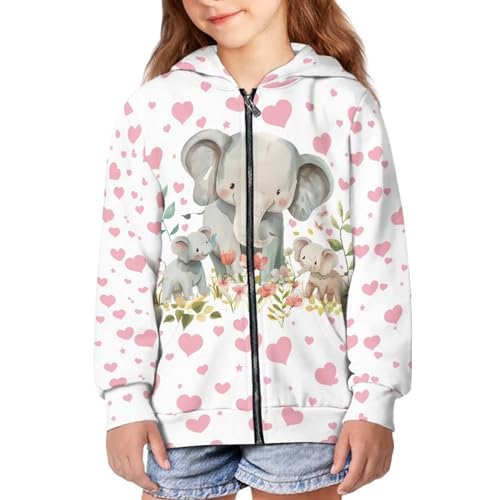Image of Biyejit Kids Novelty 3D Graphic Printed Hooded Sweatshirt