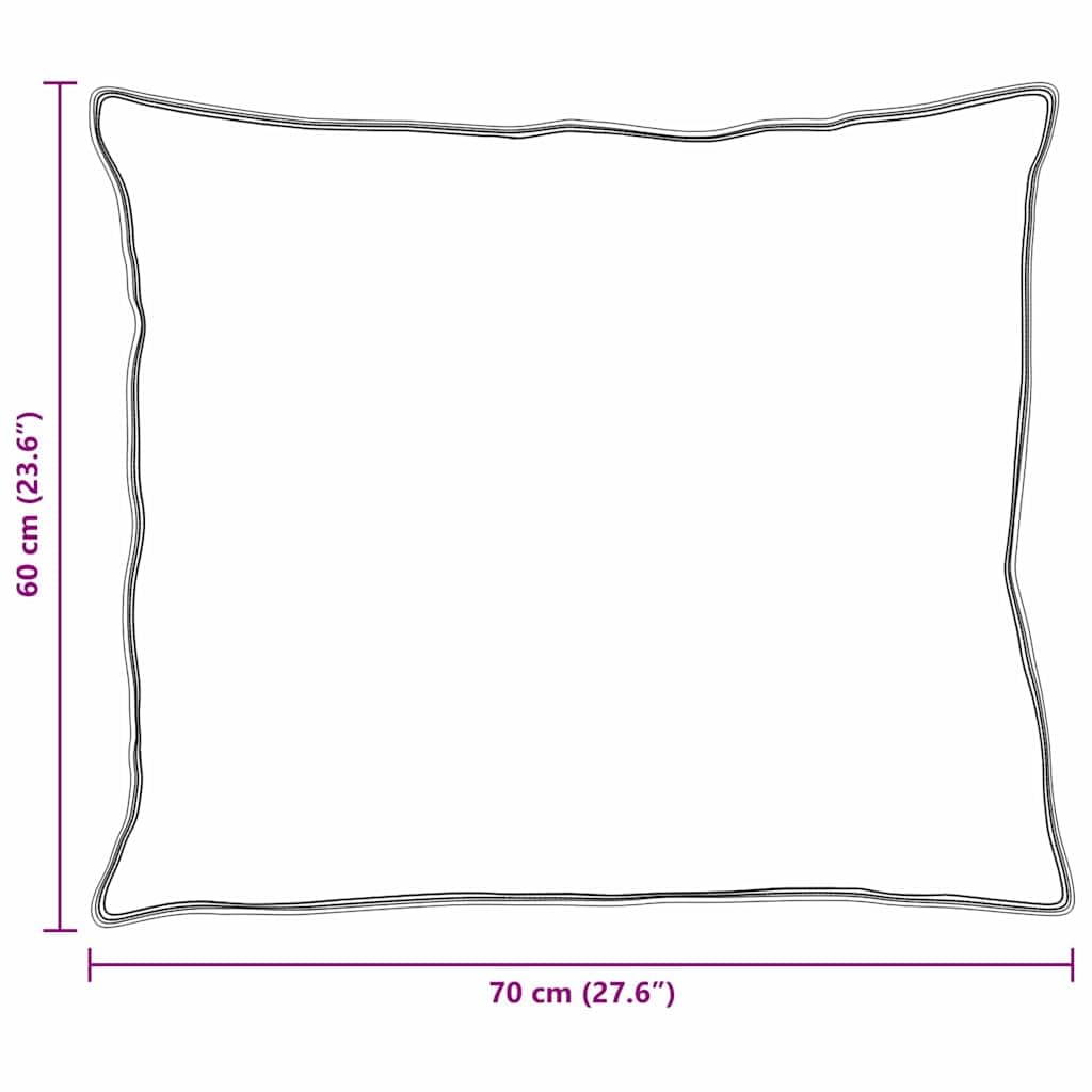 Almohada blanca de 60 x 70 cm de algodón con relleno de fibra de bambú, almohada ergonómica para dormir de lado, boca abajo, boca abajo, transpirable, fácil de limpiar, 1 unidad