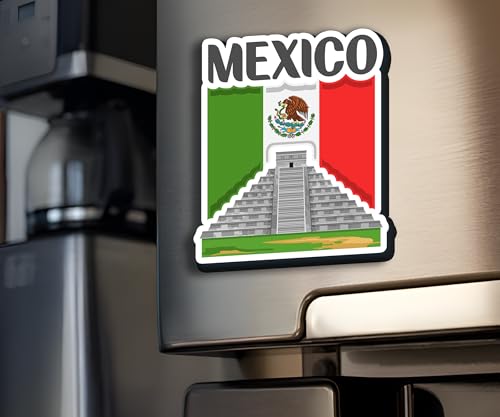 Imán decorativo de madera artesanal para refrigerador miniatura 5