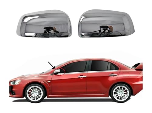 Boîtier miroir côté pour Lancer EX EVO 2009-2012 de remplacement direct en ABS noir - 6