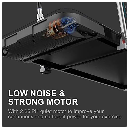 MAXFREE Folding Treadmill, 2 in 1 Under Desk Treadmill, Portable Walking and Running Machine with APP, Remote Control, Bluetooth Speaker, LED Display for Home, Office, Gym