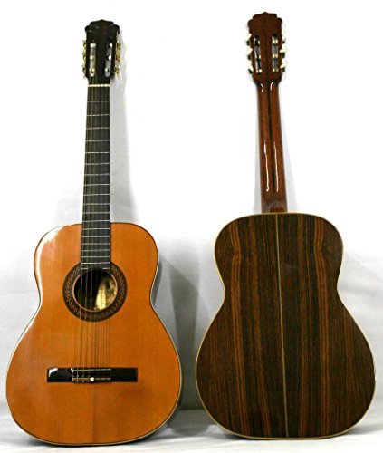 Musikalia VINTAGE Guitare Classique en palissandre modèle Melody, purfle à la table d’harmonie et riche mosaïque à la… - Les Beatles, Paul McCartney, John Lennon, RIngo Starr, George Harrison Musikalia VINTAGE Guitare Classique en palissandre modèle Melody, purfle à la table d'harmonie et riche mosaïque à la…