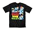 My Little Pony Rainbow Dash Better Than The Rest Adult Black T-Shirt (Adult Medium)