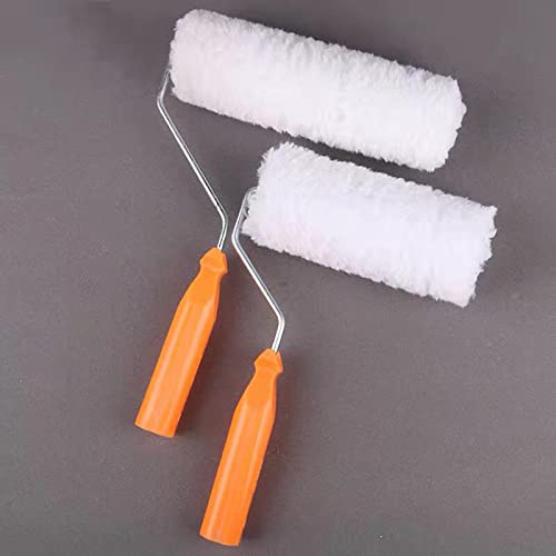 100Pcs 4 Inch Paint Roller Covers Small Roller Nap For Paint Roller Brush House Painting Supplies Wall Painting Tools,White #TOP3