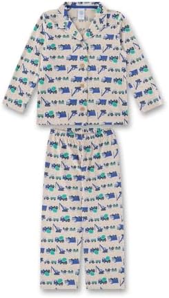 Sanetta Jungen 233516 Pyjamaset, Beige, 128 EU