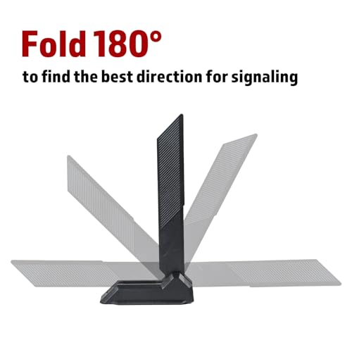 Supaerial Tri-Band 2.4GHz 5.8GHz 6GHz WiFi 6E Magnetic Base Antenna for ASUS ROG Strix Gaming Motherboard and Router - Image 6