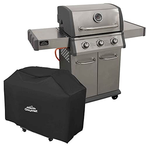 Dellonda Deluxe Gas BBQ (3 Burner & Cover)