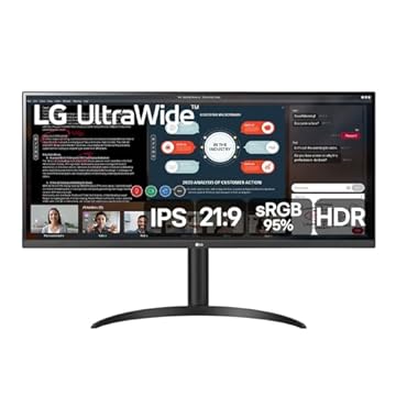 Monitor LG 34' IPS UltraWide, FHD HDMI FSync, Ajuste de Altura 34WP550