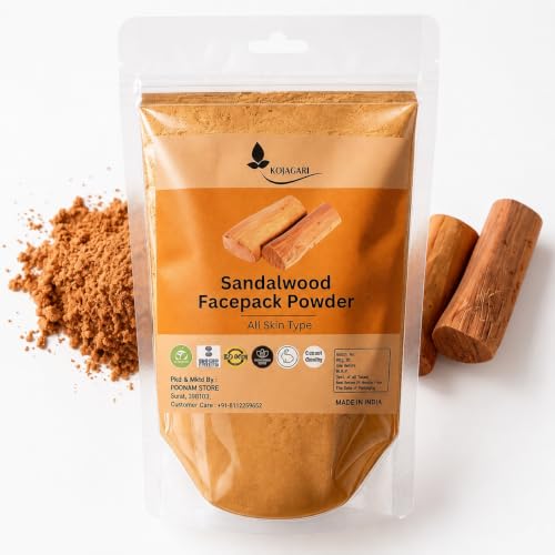Image of Herbal Sandalwood Powder Facepack | Reduce Acne, Darkspots, Pigmentation and Tanning | Bright and Glowing Skin |