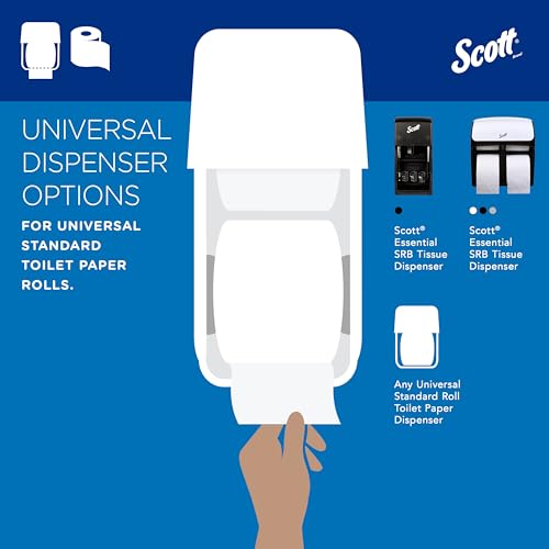 Scott Professional Standard Roll Toilet Paper, Bulk, 80 Rolls (04460) - image 8
