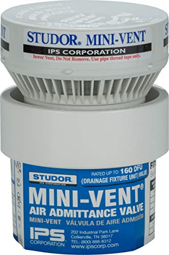 Mini-évent Studor 20341 évite le glouglou des siphons PVC 1 1/2" et 2" - 3