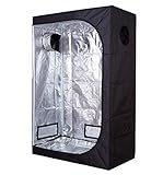 GreenHouser High Reflective Grow Tent Indoor Grow Room for Planting Fruit Flower Veg with Removable