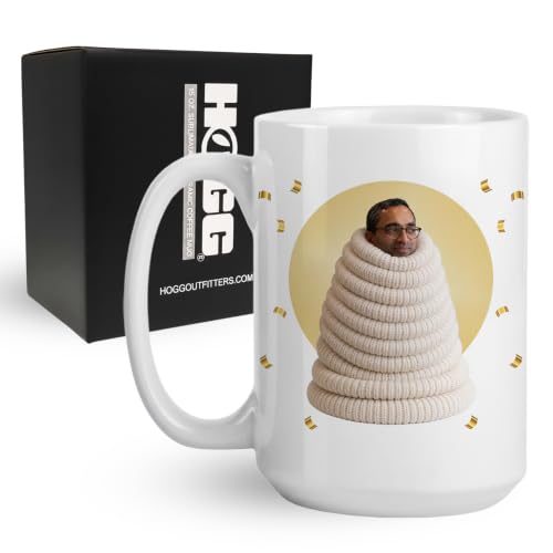 Hogg Chamath Palihapitiya Mug, Chamath Turtleneck Meme Coffee Mug, 15 oz Ceramic Coffee Cup, Funny Meme Cup