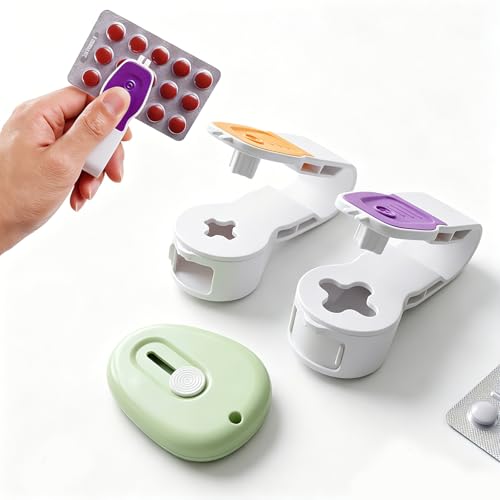 Pill Extractor Tool Blister Pack Opener No Touch Pill Remover for Elderly