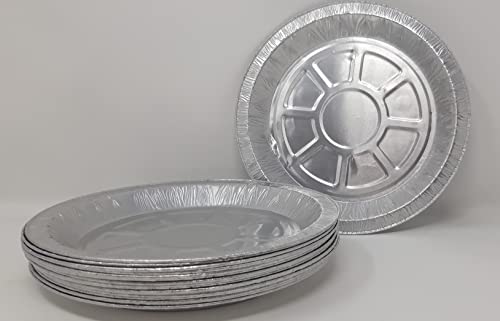 Aluminium Foil 8 20cm Round Pie Flan Tart Plate 20x1.6cm 323cc (40)