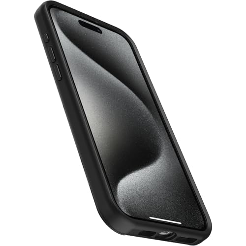 Image of OtterBox iPhone 15 Pro MAX (Only) Symmetry Series Case - Burnout Sky (Black), Snaps to MagSafe, Ultra-Sleek, Raised Edges Protect Camera & Screen