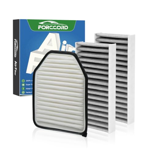 Image of 2*Cabin & 1*Engine Air Filter for Jeep Wrangler 2011-2017, Wrangler JK 2018 | Replace#CF11777,53034018AD,Air Filter Kit Replacement Car Accessories