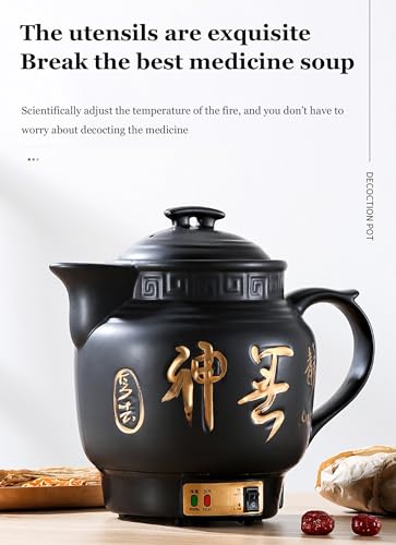 Olla eléctrica para medicina china 3-6L cerámica negra miniatura 2