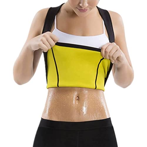 Image of Da Herbs Fat Burner Belt Weight Loss Hot Slimming Belt for Men II Women Belly Sweat Slim Belt Neoprene II Weight Loss Tummy Reducer Body Shaper (Black & Yellow)