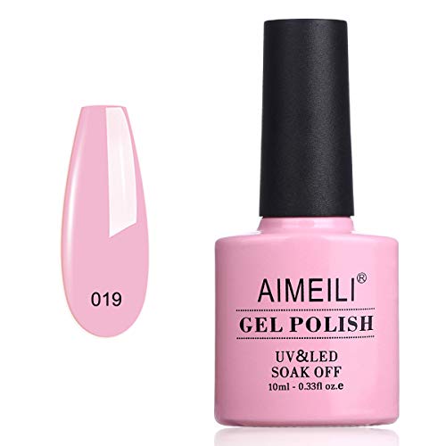 AIMEILI Soak Off UV LED Gel Nail Polish - Cake Pop (019) 10ml