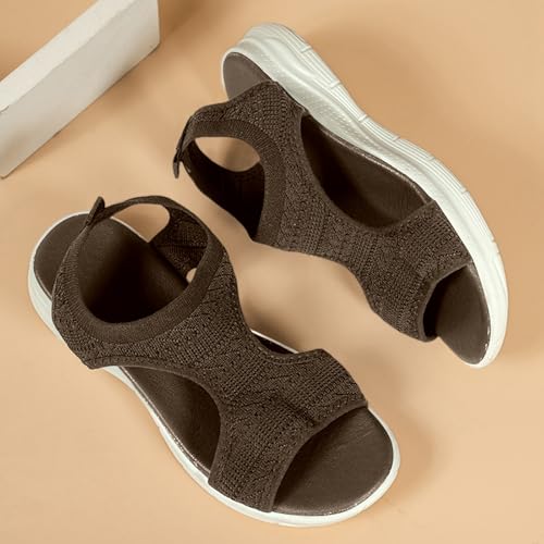 Orthopedic Sandals for Women, Breathable Mesh Slide Sandals with Arch Support Comfortable Beach Sandal4
