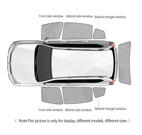 Parasol magnético para ventana triangular evita calor en Hyundai Kona 2