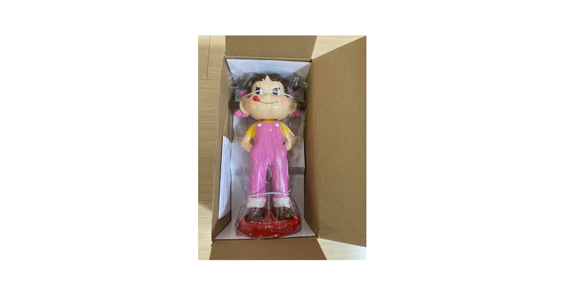 首振りはペコちゃん　ピンク 首振りはペコちゃん ピンク