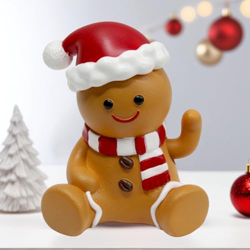Décoration de Père Noël mobile : figurine interactive d'hiver pour jardin - 4