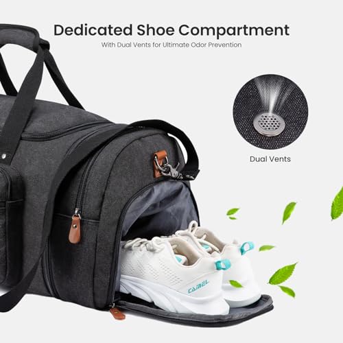 Sucipi Canvas Travel Duffel Bag Men