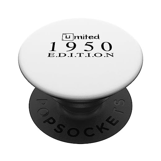 Edición limitada 1950 Cumpleaños 1950 Vintage 1950 PopSockets PopGrip Intercambiable