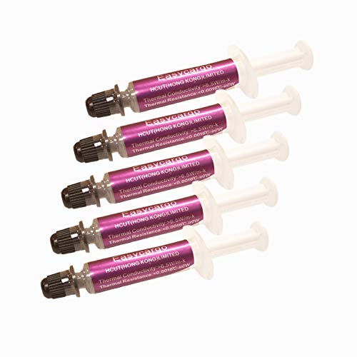 Easycargo 6.5 W/m-k Thermal Paste Kit, High Performance Thermal Grease for Heatsink Interface