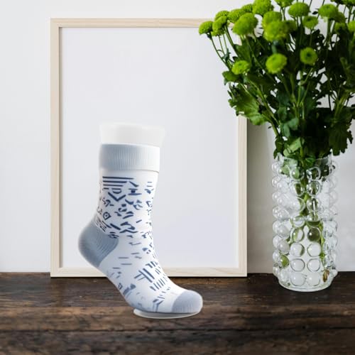Kichvoe Magnetisches FußModell FüR Socken Display Wiederverwendbarer Schaufensterfuß FüR Einzelhandel Und Messe Kompaktes FußPuppe Ausstellungsmodell 12.20X8.27X2.76 Zoll