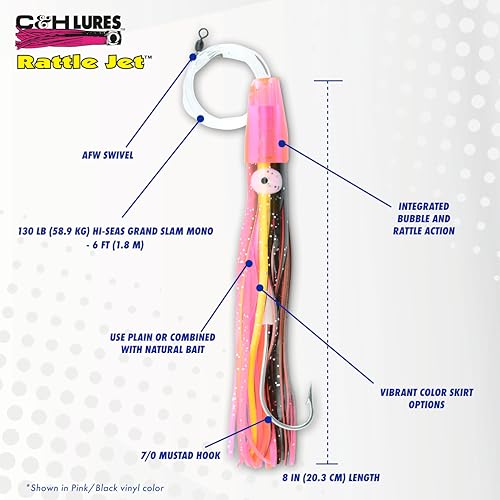 Rattle Jet XL C&H avec bruiteur integre et montage Grand Chelem 58kg - 4