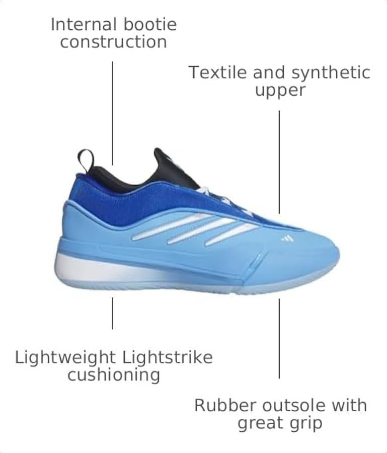 Amazon.com | Adidas Unisex-Adult Dame 9 Basketball, Blue Burst