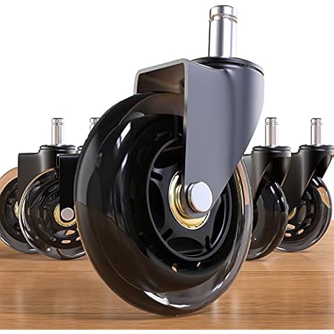 Office Chair Wheels Replacement Rubber Desk Chair Casters Cover