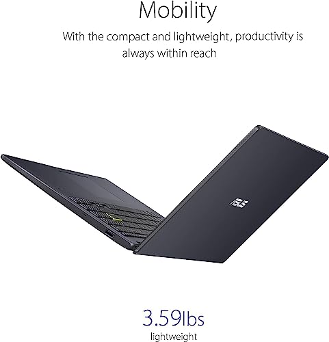 Image of ASUS Vivobook Go 15 Thin & Light Laptop Computer, 15.6 inch FHD Display, Intel Celeron N4020 Processor, 4GB RAM, 64GB Storage, Windows 11, HDMI, SD Card, 1 Year Microsoft 365, Black