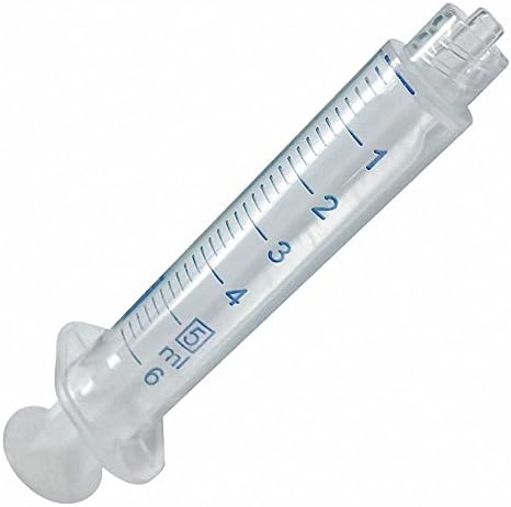 Syringe, 5mL, Luer Lock, Plastic, PK100