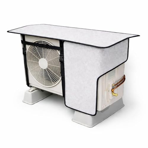 Image of Split AC Cover for Outdoor Unit, Heat-Insulated, Weather-Resistant Protection, Extend Lifespan, Boost Energy Efficiency