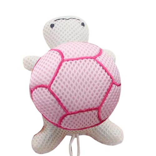 Puf de ducha para la ducha - Bola de ducha en forma de tortuga, esponja de baño suave para niños con bonitos motivos de animales como accesorio de baño