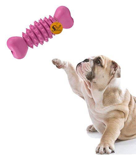 Jumbo Size Natural Rubber Bone Shape Toy Cum Tug Toy Cum Chew Toy for Dog/Puppy/Cat/Kitten (Green) (B079VP7QYF) Amazon Price History, Amazon Price Tracker