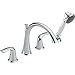 Delta T4738 Lahara Roman Tub with Handshower Trim, Chrome