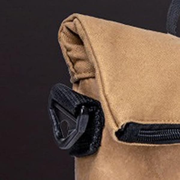 MRXFN Bolsa de Lona Travel Backpack for Men Unisex Backpack New Kraft Paper Bag for Multifunctional Washable Tear-Resistant Environmentally Bolso