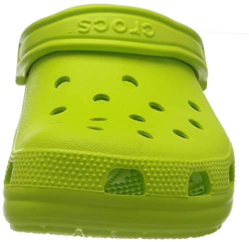 Crocs Classic Tamanco, Unissex Adultos, Verde (Lime Punch), 39