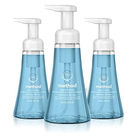 Method Foaming Hand Soap, Sea Minerals, Paraben and Phthalate Free, Biodegradable Formula, 10 fl oz (Pack of 3) Cover