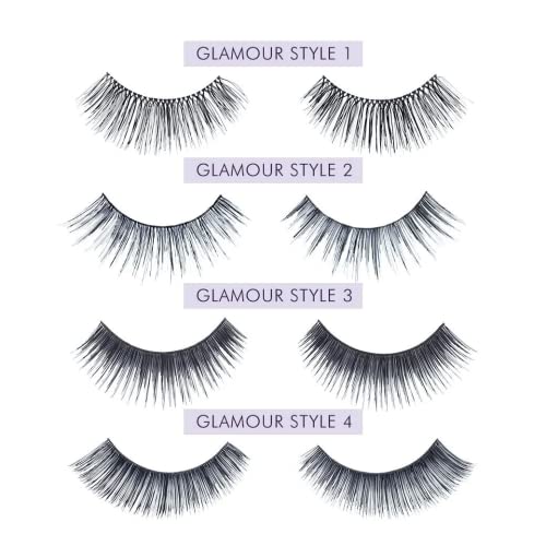 Nouveau Lashes Strip Lash Glamour/Style 1, 1 pair (Pack of 1) - Image 2