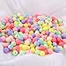 DAHI 1780pcs 6mm Candy Color Acrylic Round Frosted Beads Assorted Candy Color Mix Plastic Pastel Matte Loose Spacer Beads for Jewelry Making Bracelets Necklaces DIY Crafts